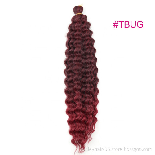 20inch deep wave crochet braid hair extension free sample deep twist crochet braids crochet hair extension braid deep wave